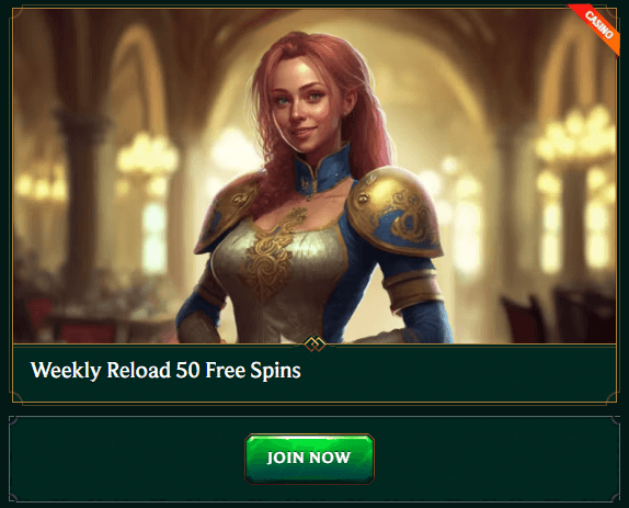 Casinia free spins